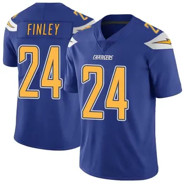 Men's AJ Finley Los Angeles Chargers Limited Royal Color Rush Vapor Untouchable Jersey