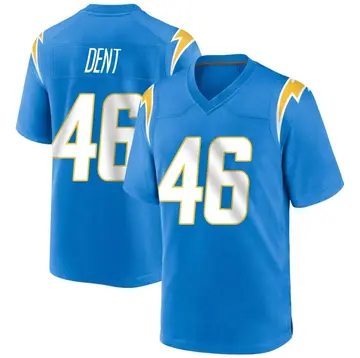 Men's Akeem Dent Los Angeles Chargers Game Blue Powder Alternate Jersey