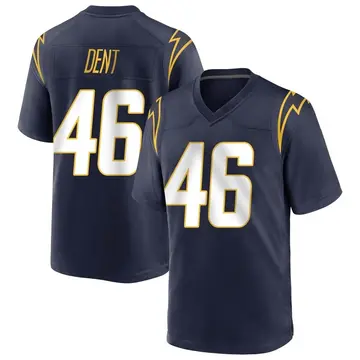 Men's Akeem Dent Los Angeles Chargers Game Navy Team Color Jersey