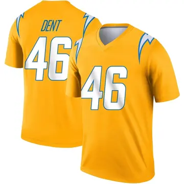 Men's Akeem Dent Los Angeles Chargers Legend Gold Inverted Jersey