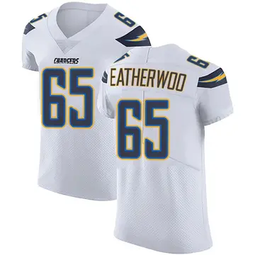 Men's Alex Leatherwood Los Angeles Chargers Elite White Vapor Untouchable Jersey