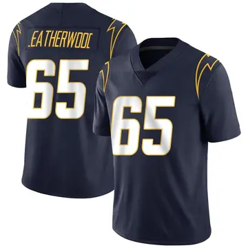 Men's Alex Leatherwood Los Angeles Chargers Limited Navy Team Color Vapor Untouchable Jersey