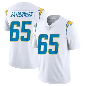 Men's Alex Leatherwood Los Angeles Chargers Limited White Vapor Untouchable Jersey