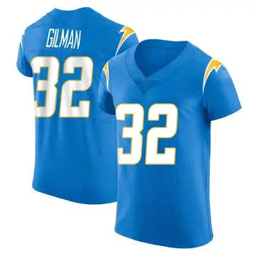 Men's Alohi Gilman Los Angeles Chargers Elite Blue Alternate Vapor Untouchable Jersey