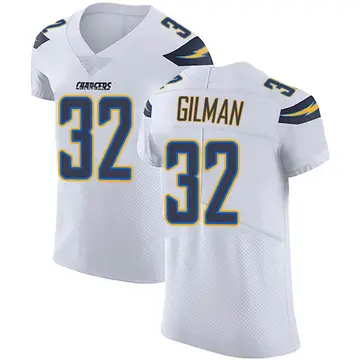 Men's Alohi Gilman Los Angeles Chargers Elite White Vapor Untouchable Jersey