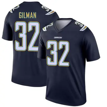 Men's Alohi Gilman Los Angeles Chargers Legend Navy Jersey