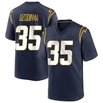 Men's Amechi Uzodinma Los Angeles Chargers Game Navy Team Color Jersey