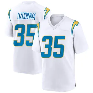 Men's Amechi Uzodinma Los Angeles Chargers Game White Jersey