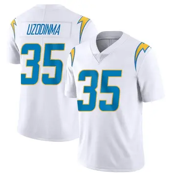 Men's Amechi Uzodinma Los Angeles Chargers Limited White Vapor Untouchable Jersey