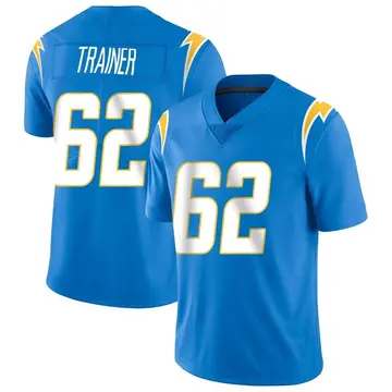 Men's Andrew Trainer Los Angeles Chargers Limited Blue Powder Vapor Untouchable Alternate Jersey