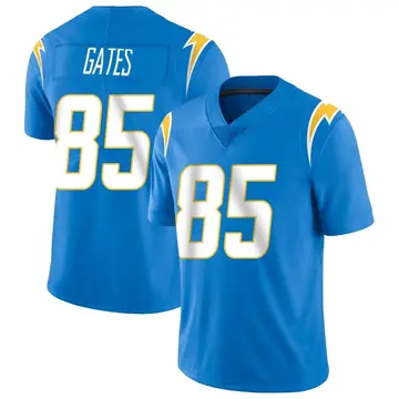 Men's Antonio Gates Los Angeles Chargers Limited Blue Powder Vapor Untouchable Alternate Jersey