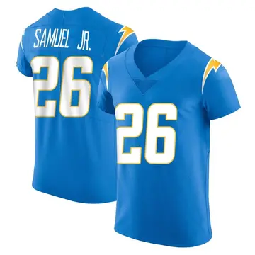 Men's Asante Samuel Jr. Los Angeles Chargers Elite Blue Alternate Vapor Untouchable Jersey