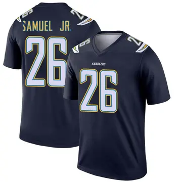 Men's Asante Samuel Jr. Los Angeles Chargers Legend Navy Jersey