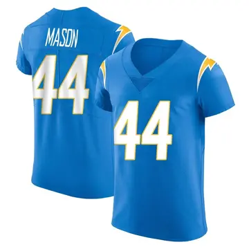 Men's Ben Mason Los Angeles Chargers Elite Blue Alternate Vapor Untouchable Jersey