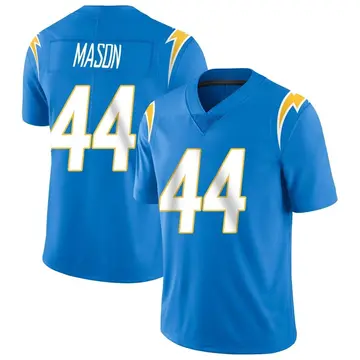 Men's Ben Mason Los Angeles Chargers Limited Blue Powder Vapor Untouchable Alternate Jersey