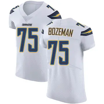 Men's Bradley Bozeman Los Angeles Chargers Elite White Vapor Untouchable Jersey