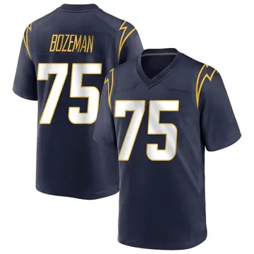 Men's Bradley Bozeman Los Angeles Chargers Game Navy Team Color Jersey