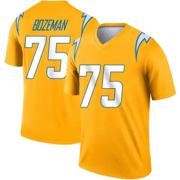 Men's Bradley Bozeman Los Angeles Chargers Legend Gold Inverted Jersey