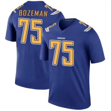 Men's Bradley Bozeman Los Angeles Chargers Legend Royal Color Rush Jersey