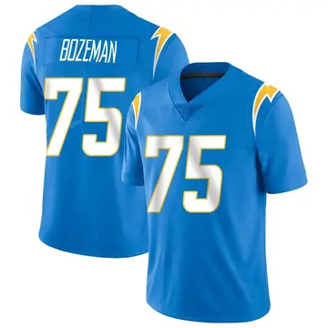 Men's Bradley Bozeman Los Angeles Chargers Limited Blue Powder Vapor Untouchable Alternate Jersey