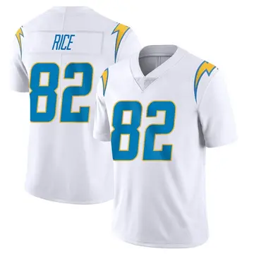 Men's Brenden Rice Los Angeles Chargers Limited White Vapor Untouchable Jersey