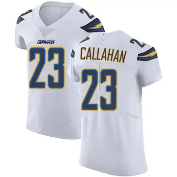 Men's Bryce Callahan Los Angeles Chargers Elite White Vapor Untouchable Jersey