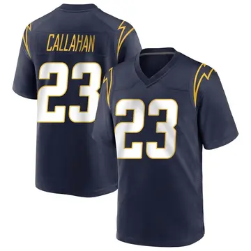 Men's Bryce Callahan Los Angeles Chargers Game Navy Team Color Jersey