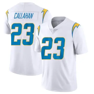 Men's Bryce Callahan Los Angeles Chargers Limited White Vapor Untouchable Jersey