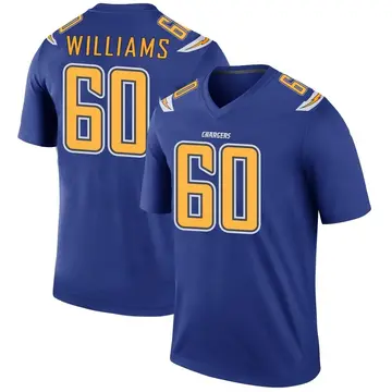 Men's Bucky Williams Los Angeles Chargers Legend Royal Color Rush Jersey