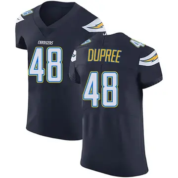 Men's Bud Dupree Los Angeles Chargers Elite Navy Blue Team Color Vapor Untouchable Jersey