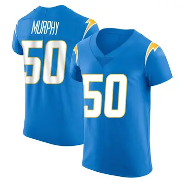 Men's Caleb Murphy Los Angeles Chargers Elite Blue Alternate Vapor Untouchable Jersey