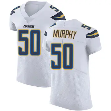 Men's Caleb Murphy Los Angeles Chargers Elite White Vapor Untouchable Jersey