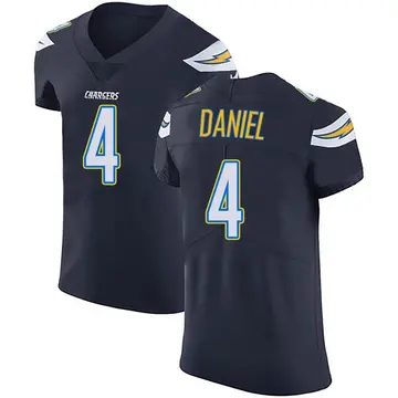 Men's Chase Daniel Los Angeles Chargers Elite Navy Blue Team Color Vapor Untouchable Jersey