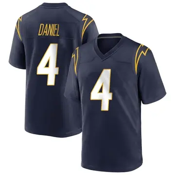 Men's Chase Daniel Los Angeles Chargers Game Navy Team Color Jersey