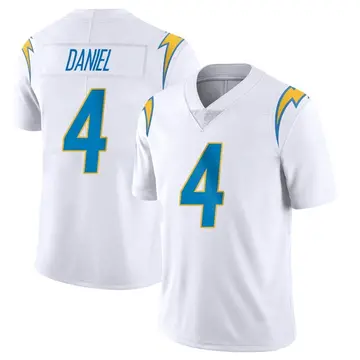 Men's Chase Daniel Los Angeles Chargers Limited White Vapor Untouchable Jersey