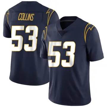 Men's Chris Collins Los Angeles Chargers Limited Navy Team Color Vapor Untouchable Jersey