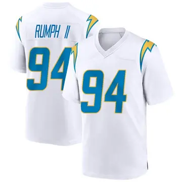 Men's Chris Rumph II Los Angeles Chargers Game White Jersey