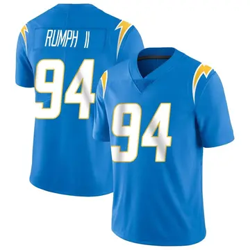 Men's Chris Rumph II Los Angeles Chargers Limited Blue Powder Vapor Untouchable Alternate Jersey