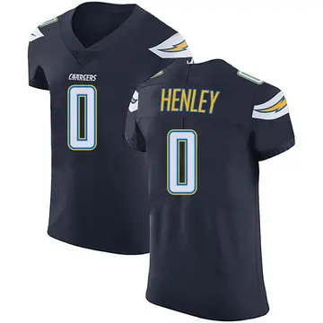 Men's Daiyan Henley Los Angeles Chargers Elite Navy Blue Team Color Vapor Untouchable Jersey