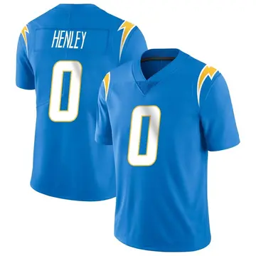 Men's Daiyan Henley Los Angeles Chargers Limited Blue Powder Vapor Untouchable Alternate Jersey