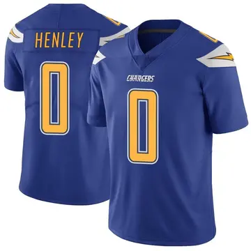 Men's Daiyan Henley Los Angeles Chargers Limited Royal Color Rush Vapor Untouchable Jersey