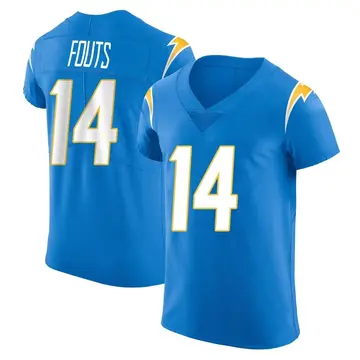 Men's Dan Fouts Los Angeles Chargers Elite Blue Alternate Vapor Untouchable Jersey