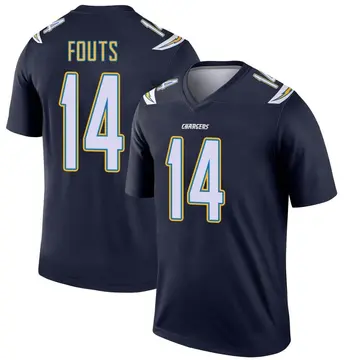 Men's Dan Fouts Los Angeles Chargers Legend Navy Jersey