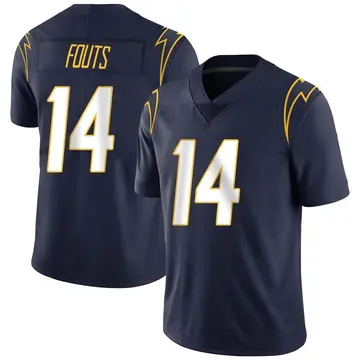 Men's Dan Fouts Los Angeles Chargers Limited Navy Team Color Vapor Untouchable Jersey