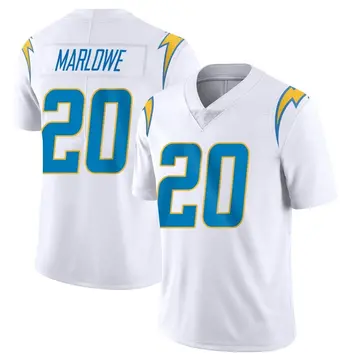 Men's Dean Marlowe Los Angeles Chargers Limited White Vapor Untouchable Jersey