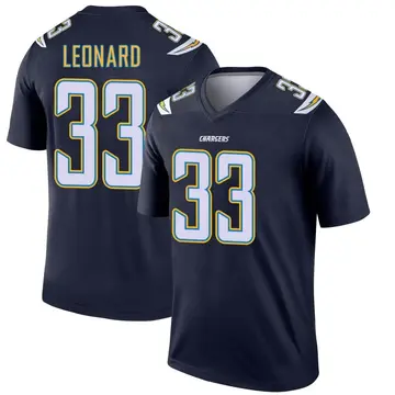 Men's Deane Leonard Los Angeles Chargers Legend Navy Jersey