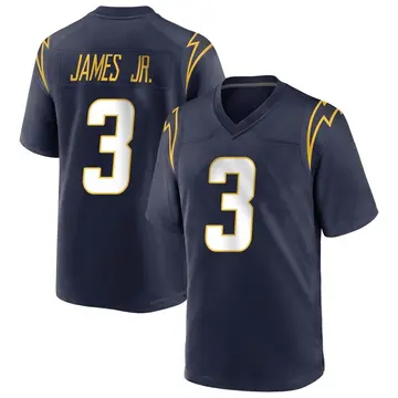 Men's Derwin James Jr. Los Angeles Chargers Game Navy Team Color Jersey