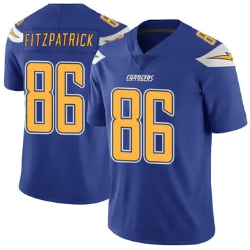 Men's Dez Fitzpatrick Los Angeles Chargers Limited Royal Color Rush Vapor Untouchable Jersey