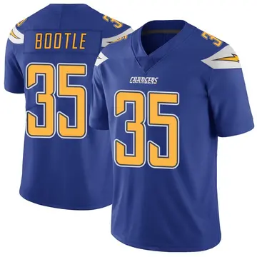 Men's Dicaprio Bootle Los Angeles Chargers Limited Royal Color Rush Vapor Untouchable Jersey