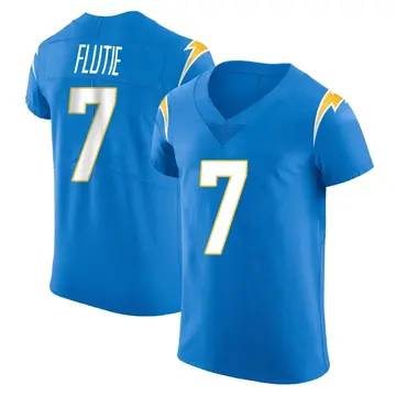 Men's Doug Flutie Los Angeles Chargers Elite Blue Alternate Vapor Untouchable Jersey